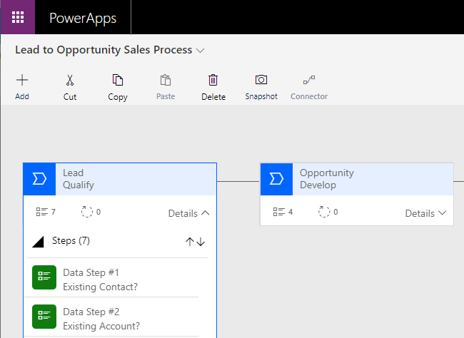 Power Apps - developing Dynamics 365 for Sales business processes.